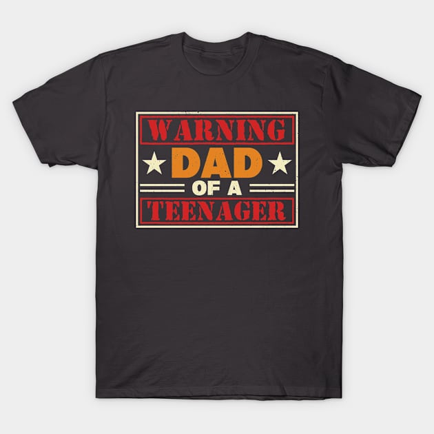 13th Birthday Official Teenager Teenager Dad T-Shirt by Toeffishirts